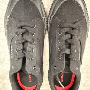 Levi's Black Canvas Women's Sneakers